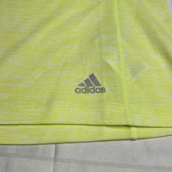 Adidas  women top ,Small ,activewear,fitted, gym , workout, yellow,tennis, gift - Picture 6 of 14